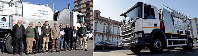 Aguas de Córdoba recepciona un nuevo equipo mixto de limpieza