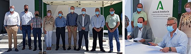 La Diputación recepciona la obra de agrupación vertidos de Doña Mencía ejecutada por la Junta