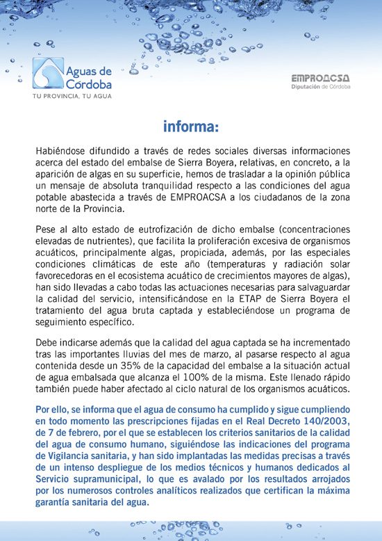 Comunicado oficial