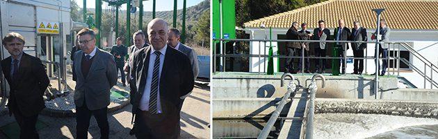 Diputación y Junta de Andalucía suman esfuerzos para hacer realidad la EDAR de Iznájar