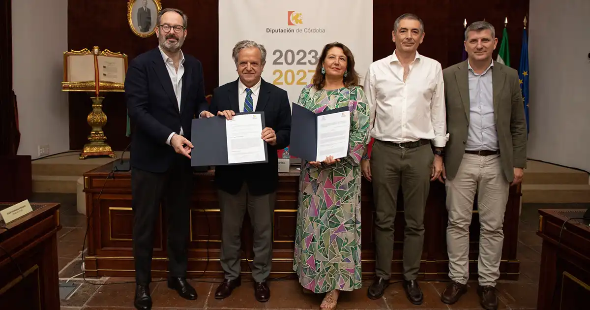 La Diputación y la Junta de Andalucía firman un acuerdo para garantizar el abastecimiento de agua en la zona norte