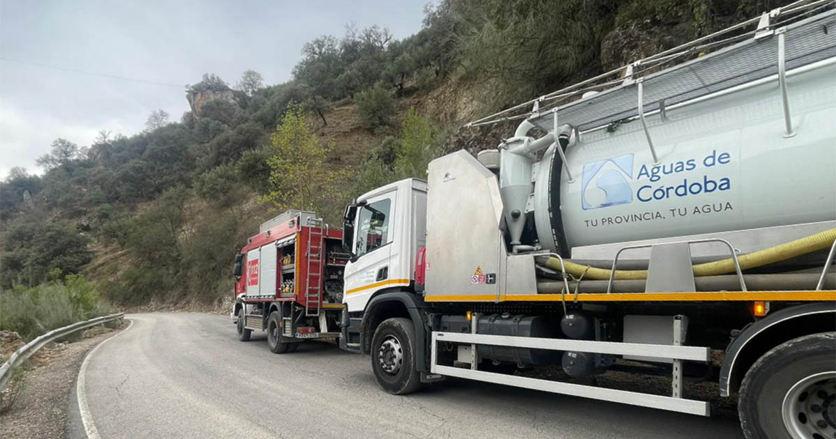 EMPROACSA ofrece su ayuda al municipio de Almedinilla tras la tormenta caída ayer tarde