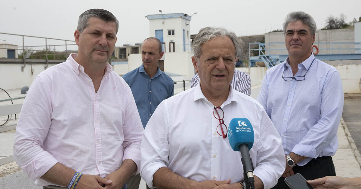 Fuentes visita a la ETAP de Sierra Boyera para supervisar las actuaciones realizadas