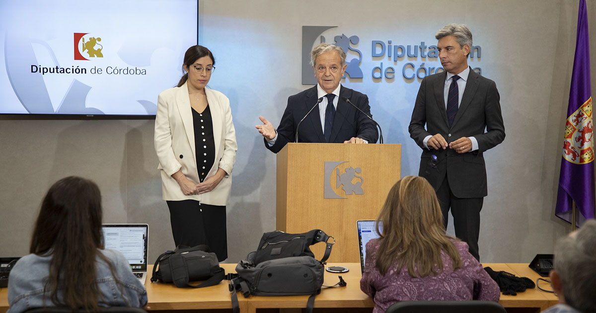 La Diputación de Córdoba destinará 32,8 millones de euros a actuaciones en materia de agua y de residuos